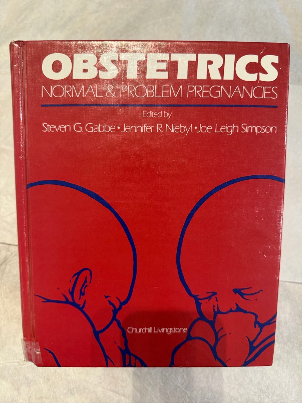 Obstetrics Normal & Problem Pregnancies Gabbe 1986 First Edition Hardcover